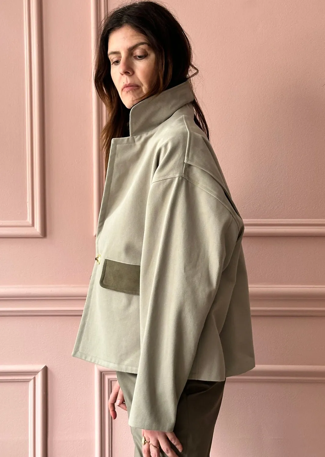 Les Prairies de Paris - Georges Jacket in Tan/Black