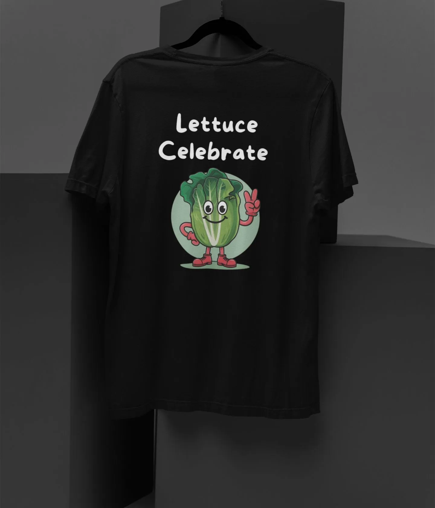 Lettuce Celebrate - Terry Oversized T-Shirt - Dark