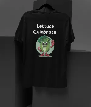 Lettuce Celebrate - Terry Oversized T-Shirt - Dark
