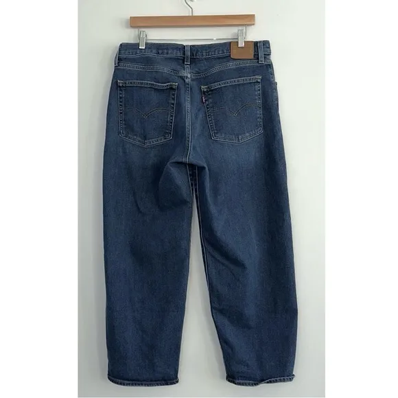 LEVI’S Baggy Dad Jeans in Worn In Dark Indigo - Dark Wash
