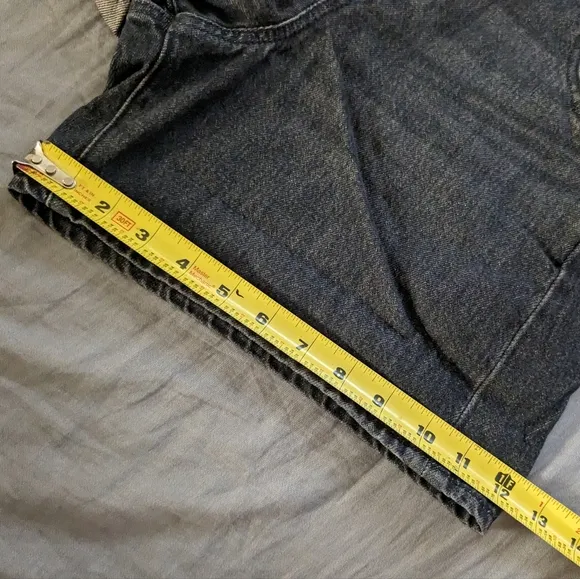 Levi's Vintage Shortalls Overall Shorts Jean Faded Black