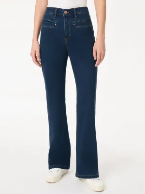 Lexington High Rise Flare Jeans, West Point Wash
