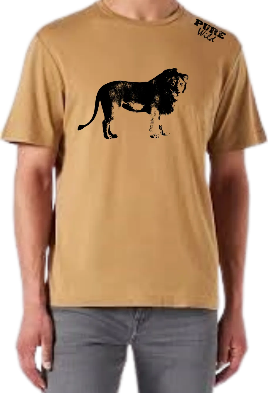 Lion T-Shirt For A Real Man