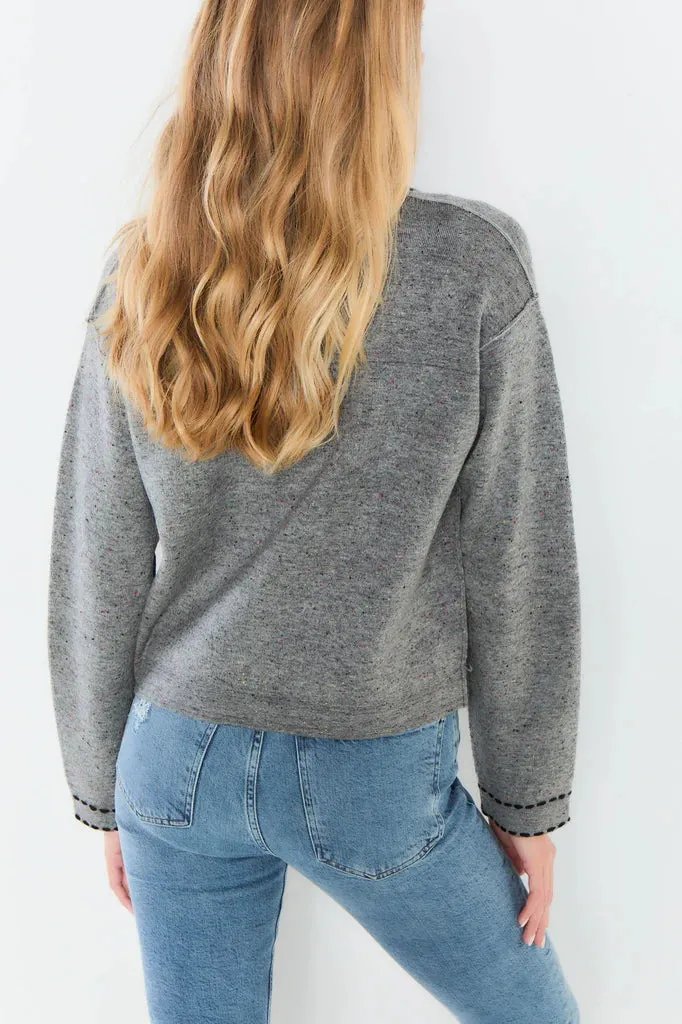 Lisa Todd - Off Duty Jacket - Grey Speckle