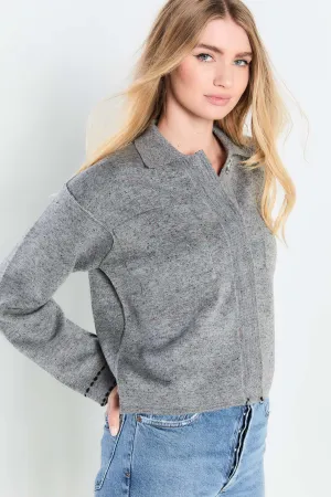 Lisa Todd - Off Duty Jacket - Grey Speckle