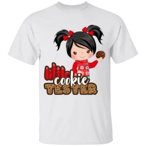 Little Cookie Tester Black Hair Girl 100% Cotton T-Shirt