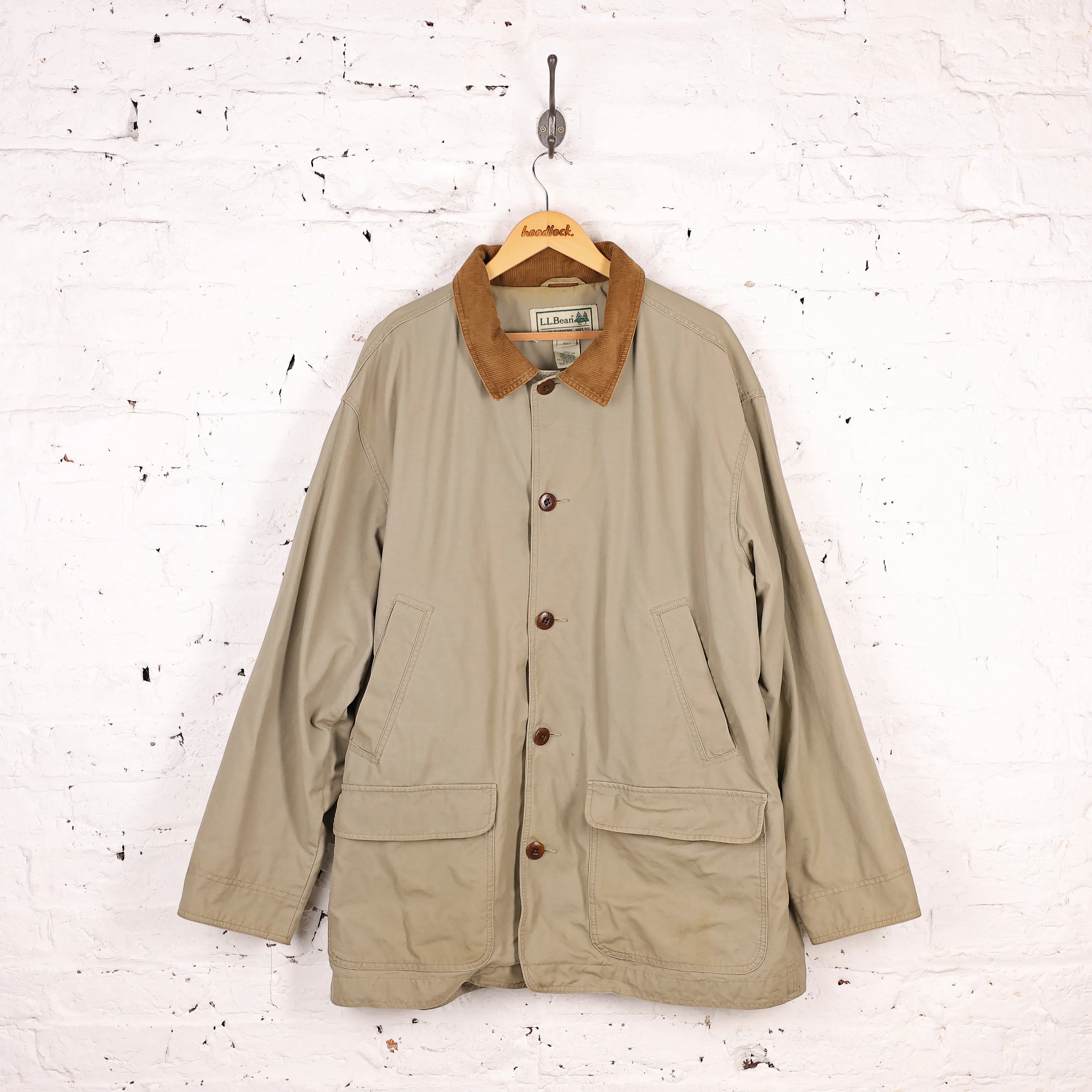 LL Bean Barn Work Jacket - Beige - XXL