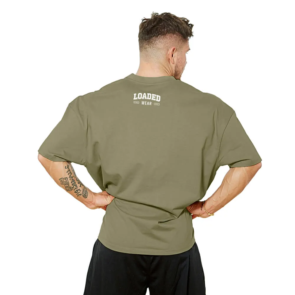 Loaded Like A Motherfucker Oversize Tee - Washed Green