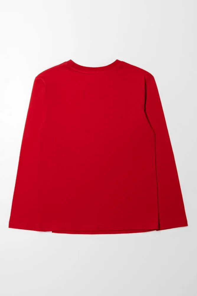 Long Sleeve T-Shirt Red