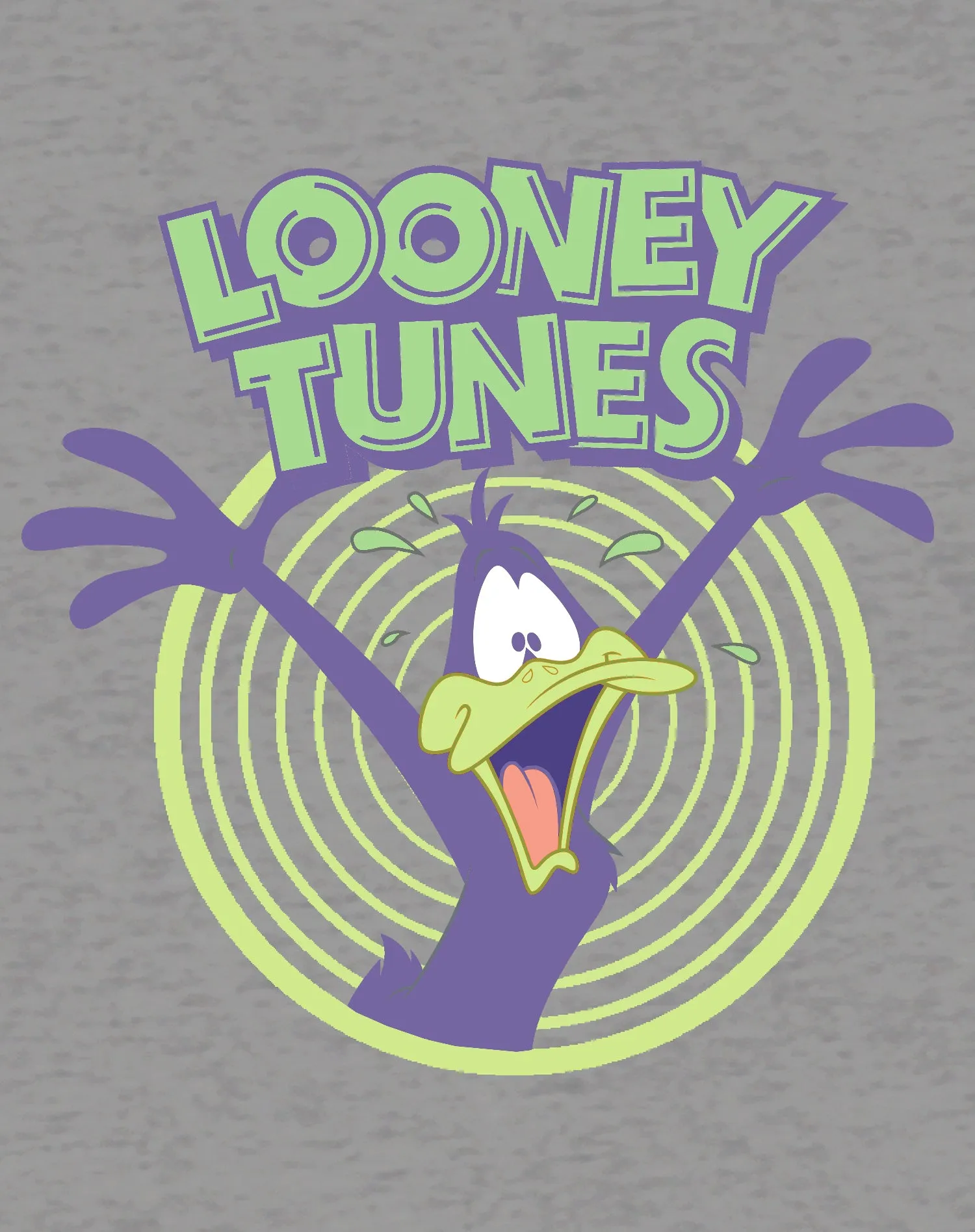Looney Tunes Daffy Duck  Logo Crazy Official Kid's T-shirt