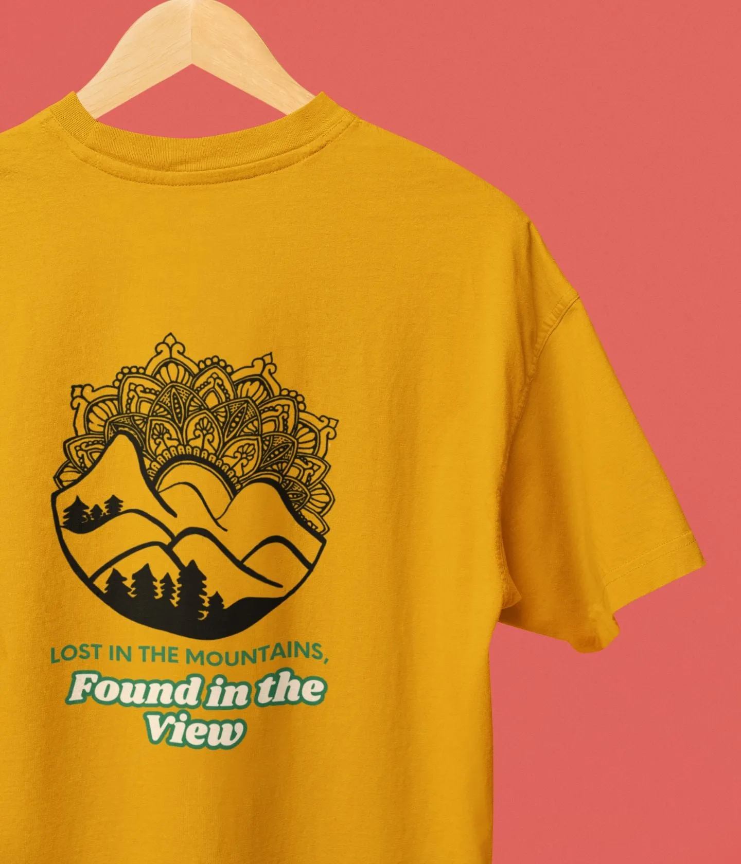 Lost In The Mountains - Oversized Classic T-Shirt