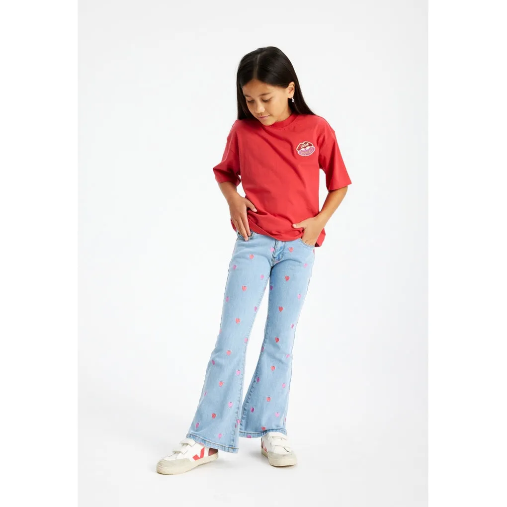 Love Oversized T-shirt - Chrysanthemum