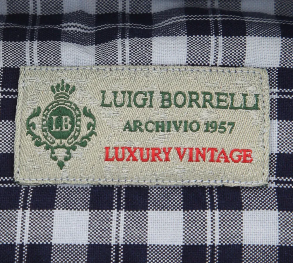 Luigi Borrelli Navy Blue Shirt - M US / M EU