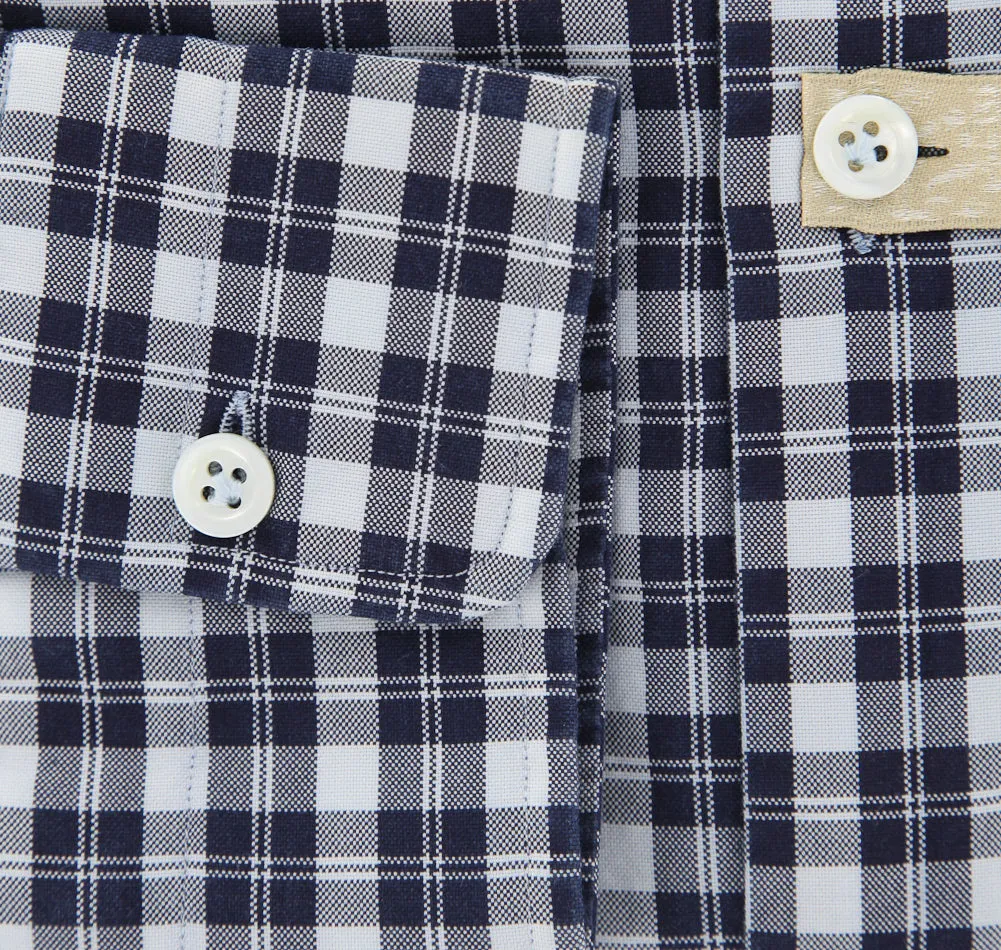Luigi Borrelli Navy Blue Shirt - M US / M EU
