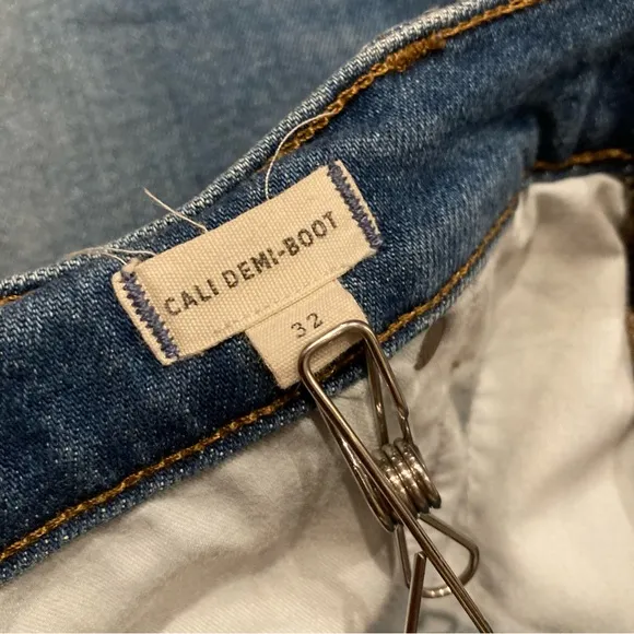Madewell Cali Demi-Boot Jeans Columbus Wash: Comfort Stretch Edition Plus SIze