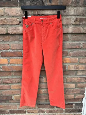 Malena Velvet Winter Seventies Orange