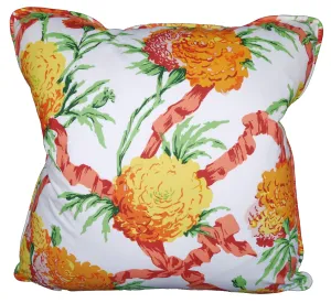 Marigolds Throw Pillow Cover