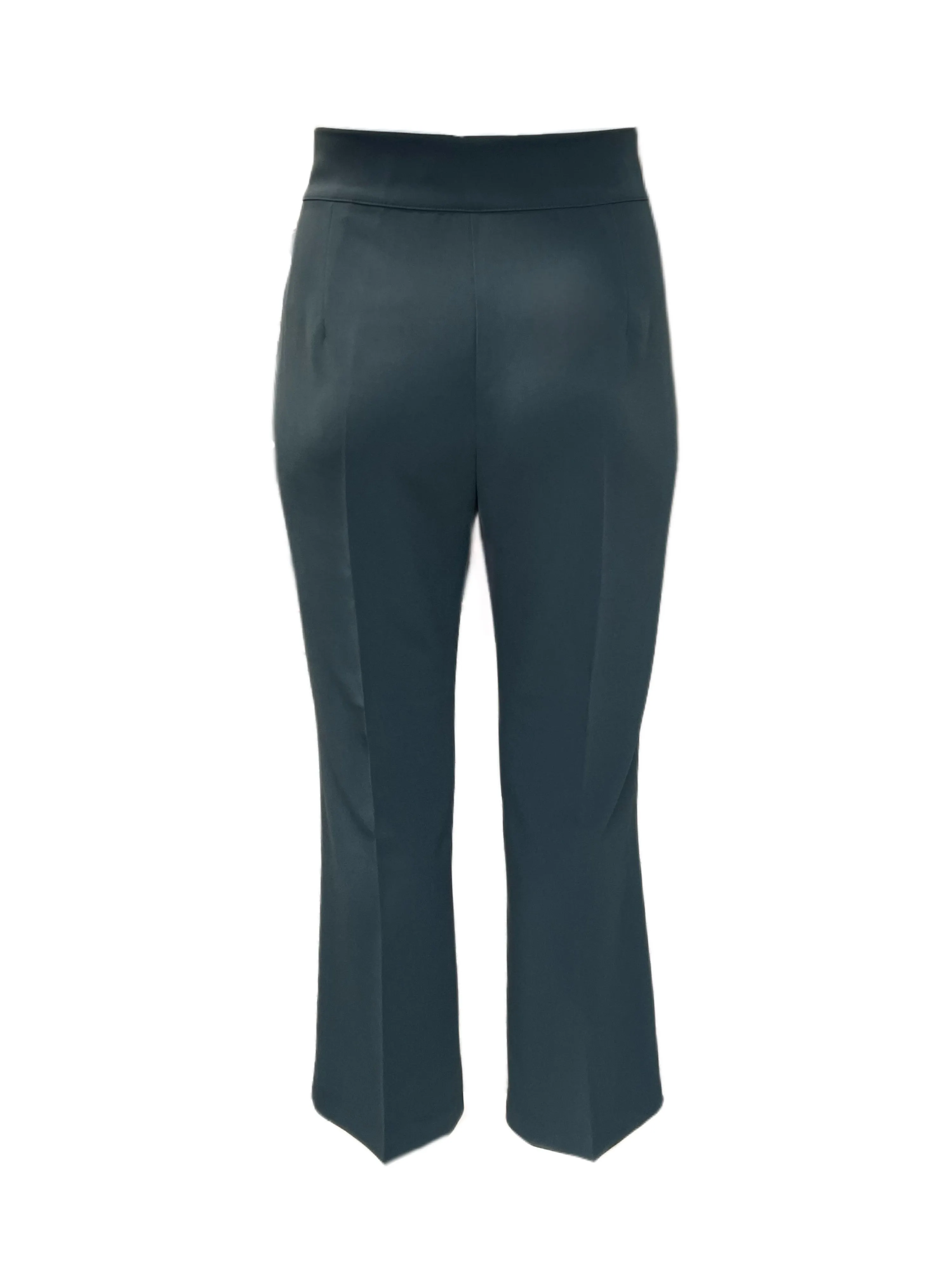 Marina Rinaldi Women's Dark Green Riccioli Straight Pants NWT