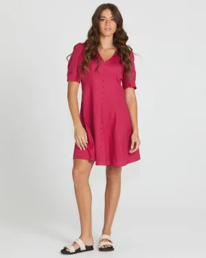 Marnie Button Thru Mini Dress