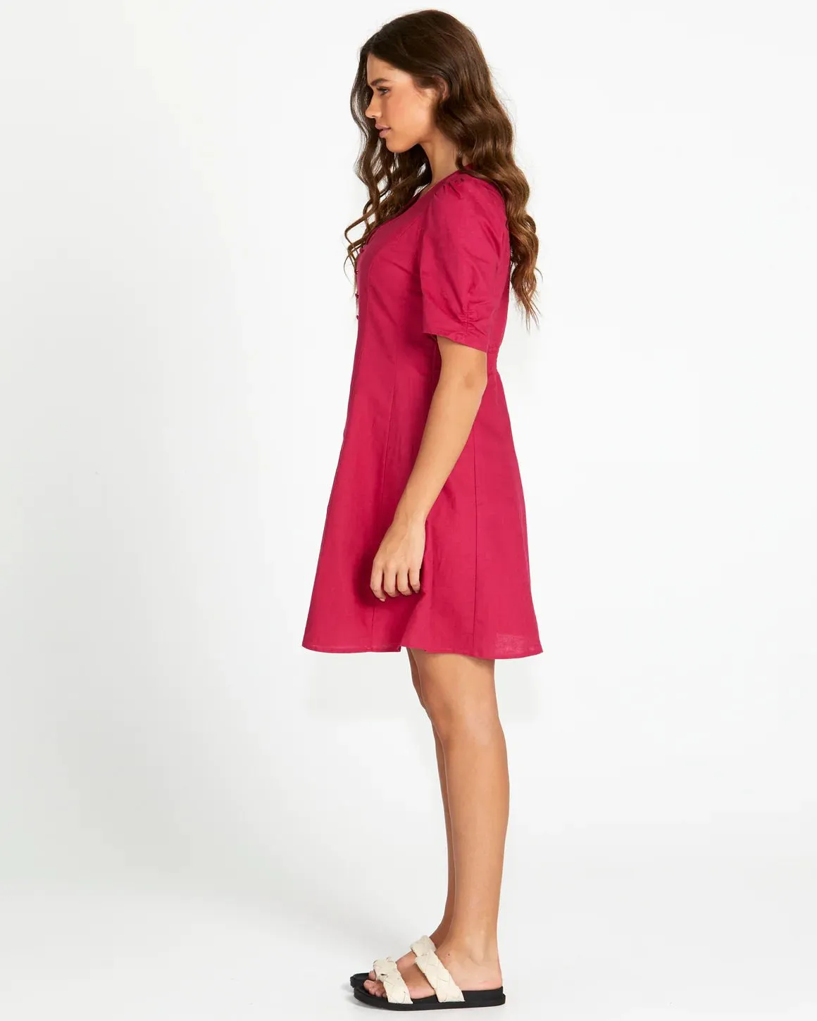 Marnie Button Thru Mini Dress