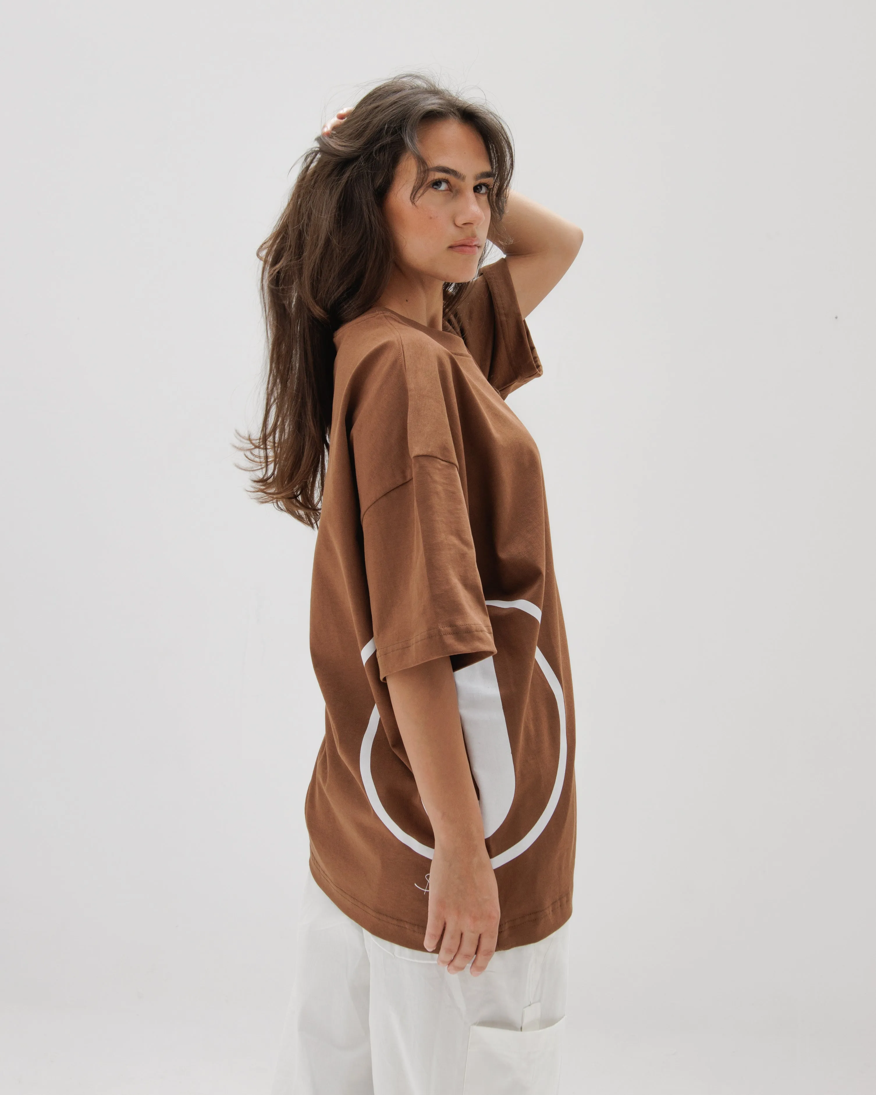 Marron Oversized tshirt
