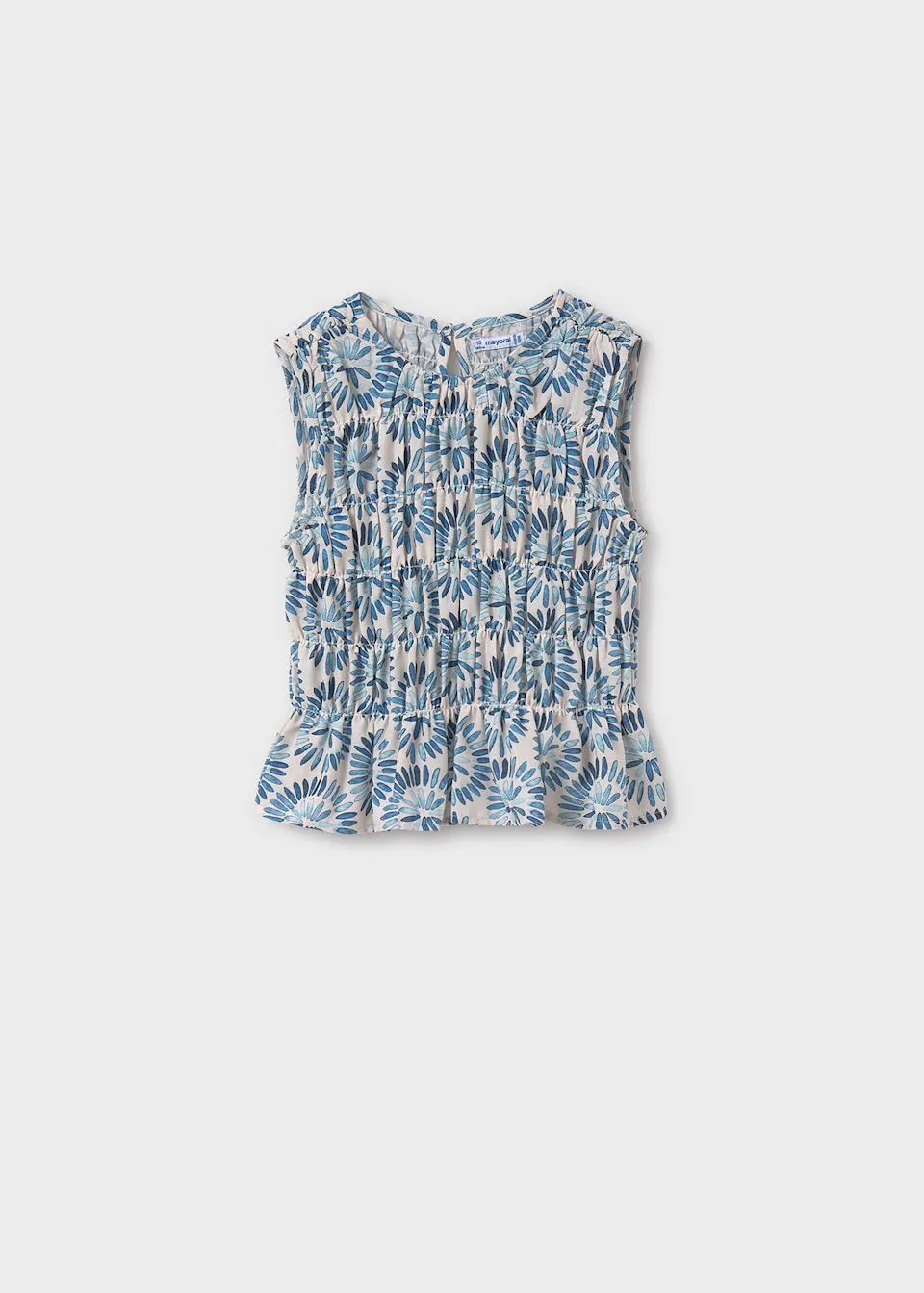 Mayoral Older Girls Tunic Top 6036 Blue