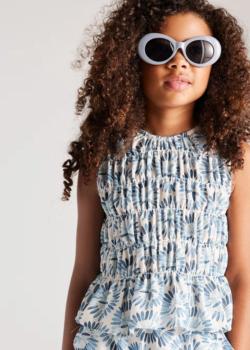 Mayoral Older Girls Tunic Top 6036 Blue