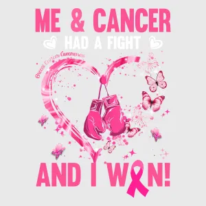 Me & Cancer Butterfly Transfer