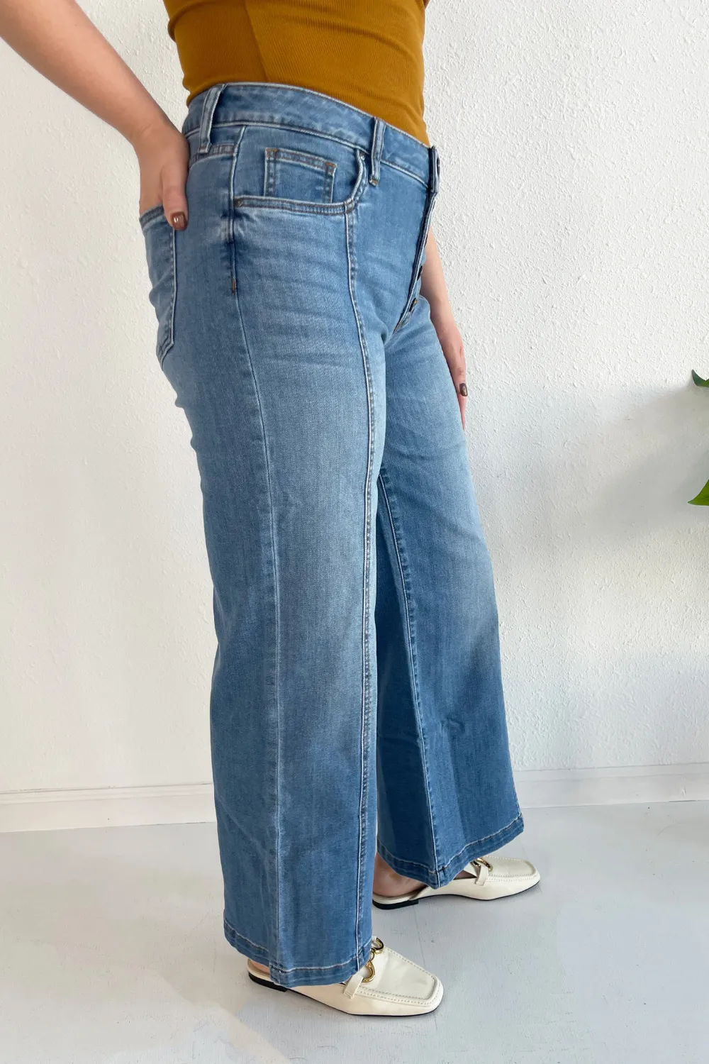 Meg HR Wide Leg Princess Seam