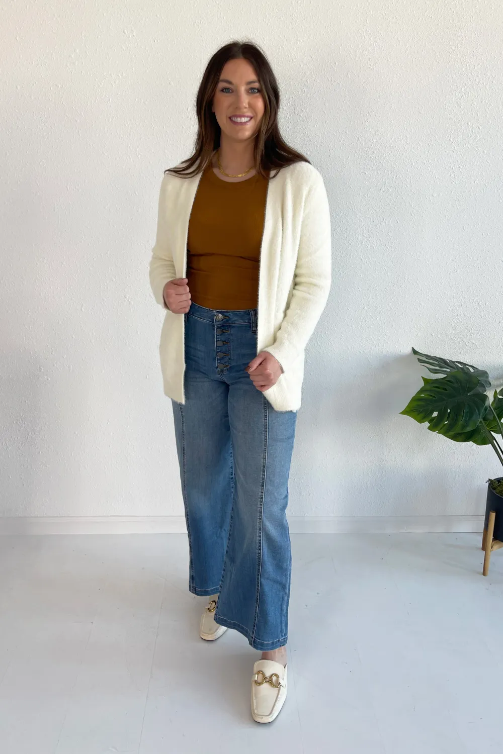 Meg HR Wide Leg Princess Seam