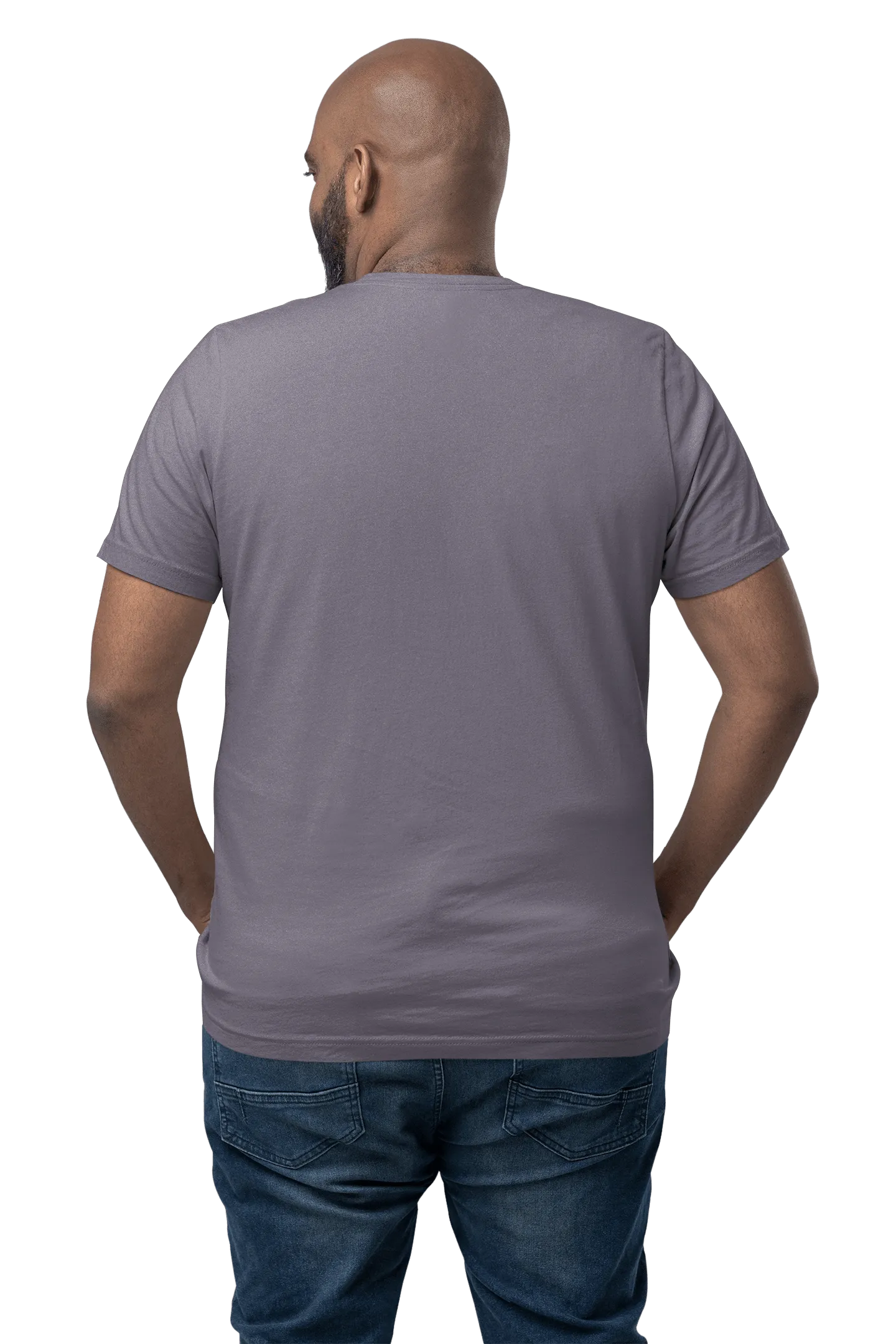 Men's Big & Tall Crew Neck T-Shirt - Gray