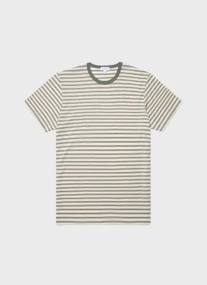 Men's Classic T-shirt in Dusk Green/Undyed