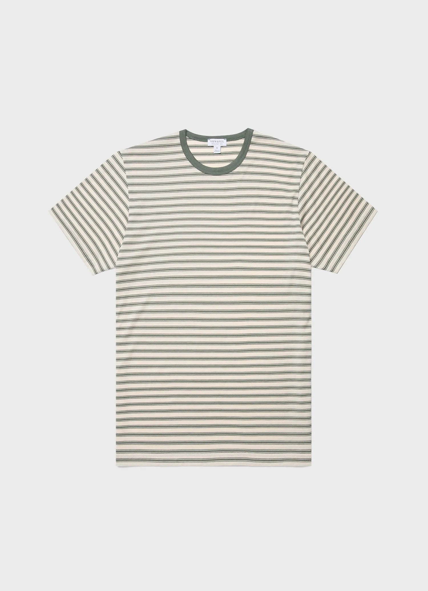 Men's Classic T-shirt in Dusk Green/Undyed