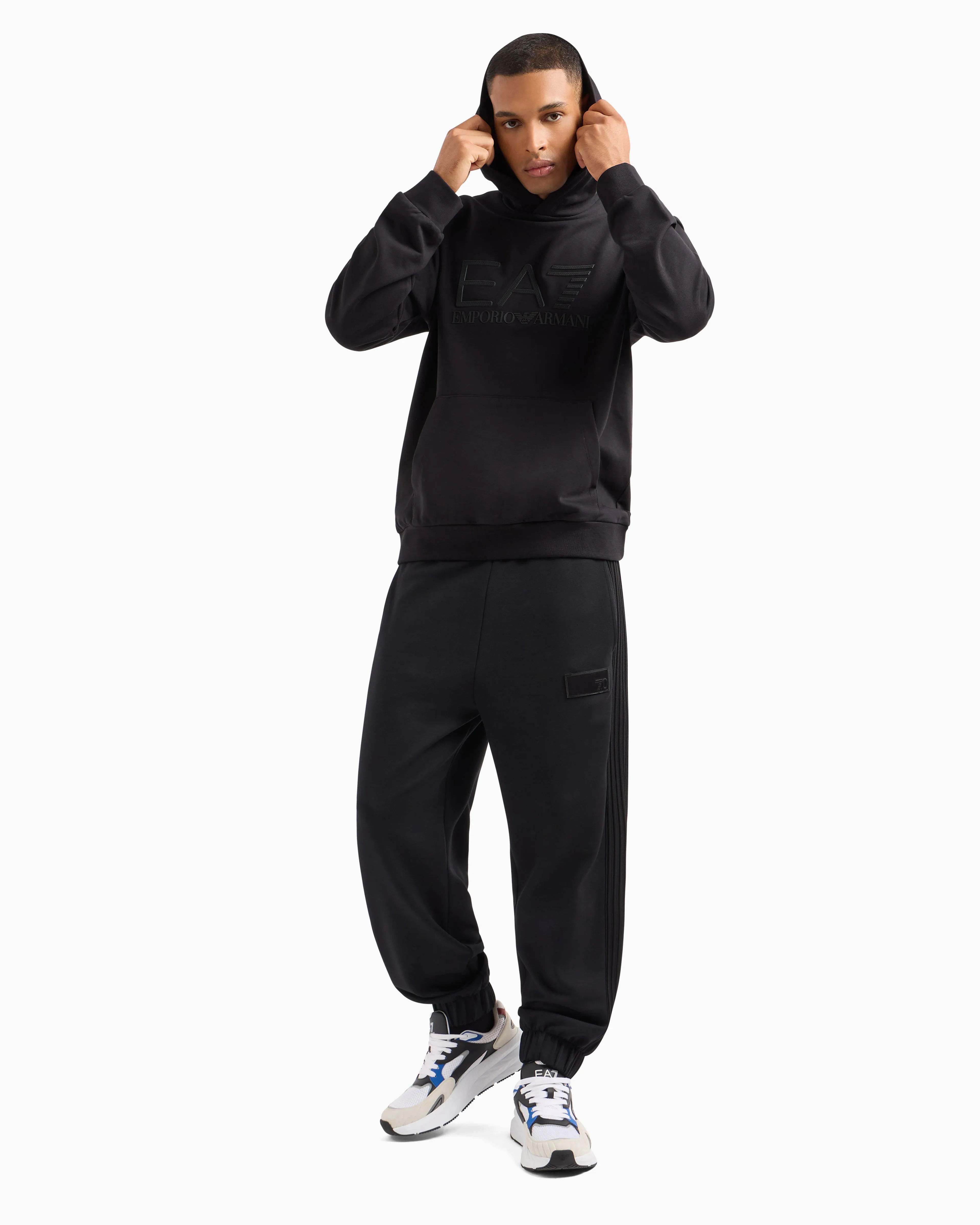 Mens Train Logo Series Premium Pullover Hoodie