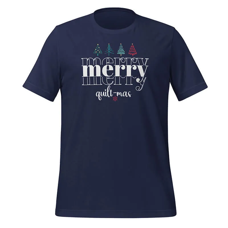 Merry Merry Quilt-Mas White T-Shirt