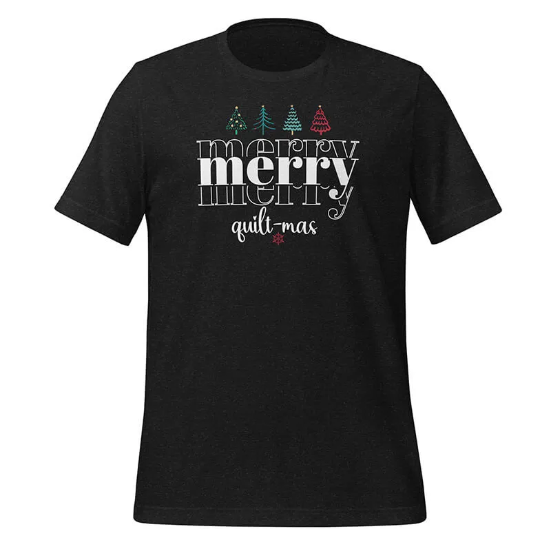 Merry Merry Quilt-Mas White T-Shirt