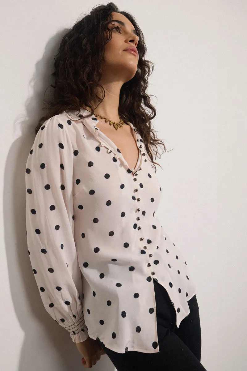 Miriyam Polka Dot Blouse