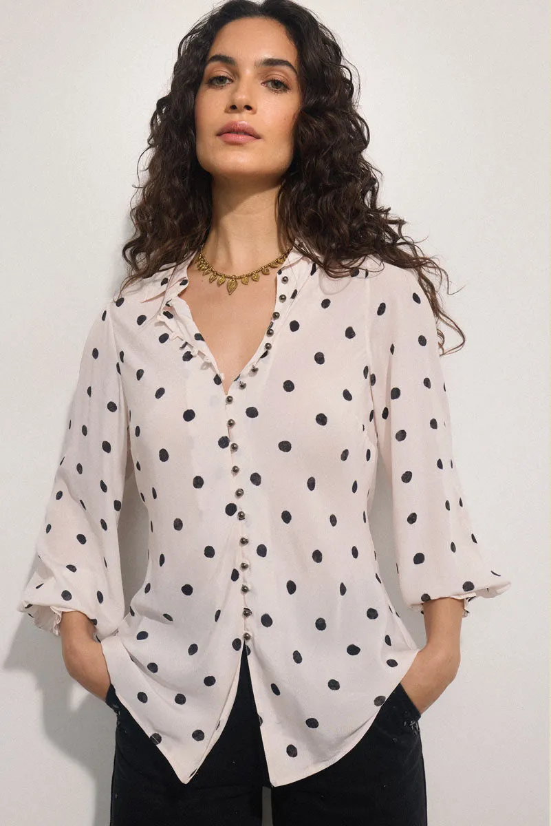 Miriyam Polka Dot Blouse