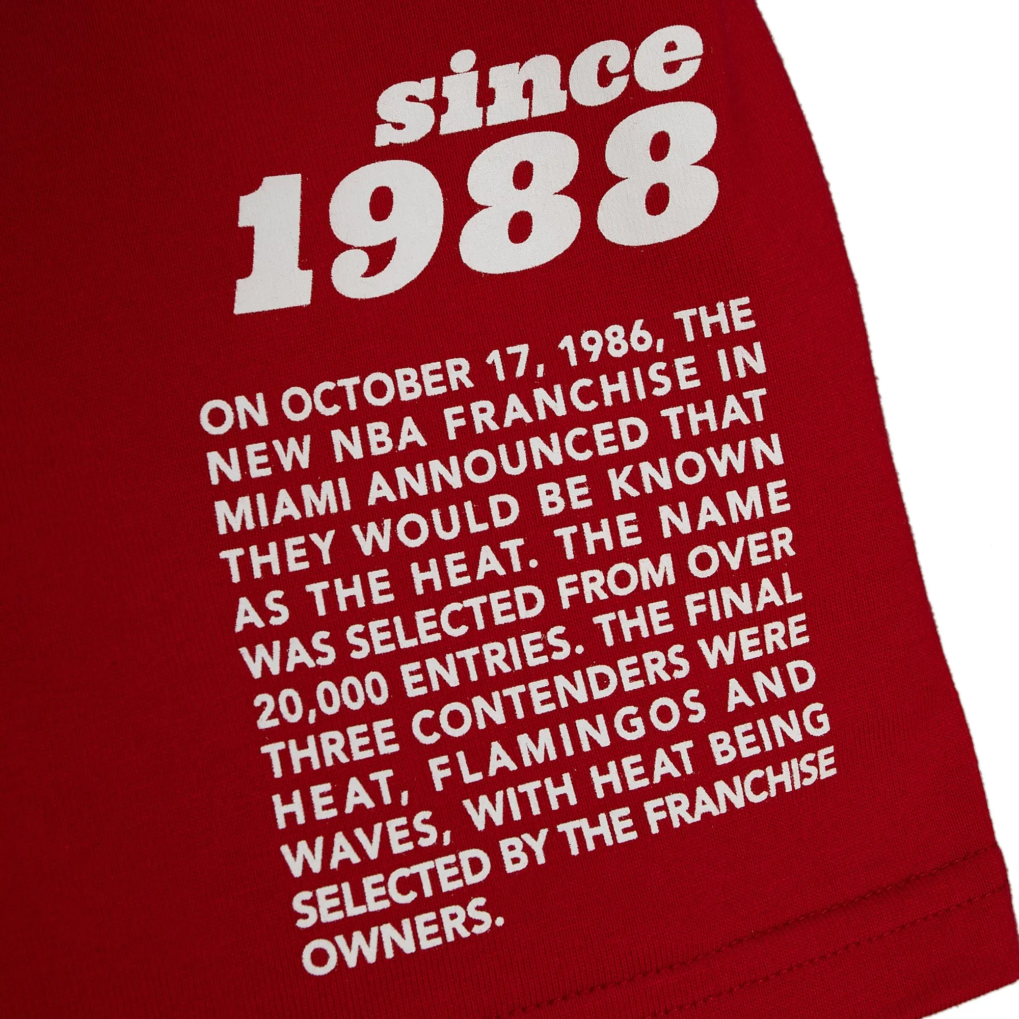 Mitchell and Ness Miami HEAT Origins Tee