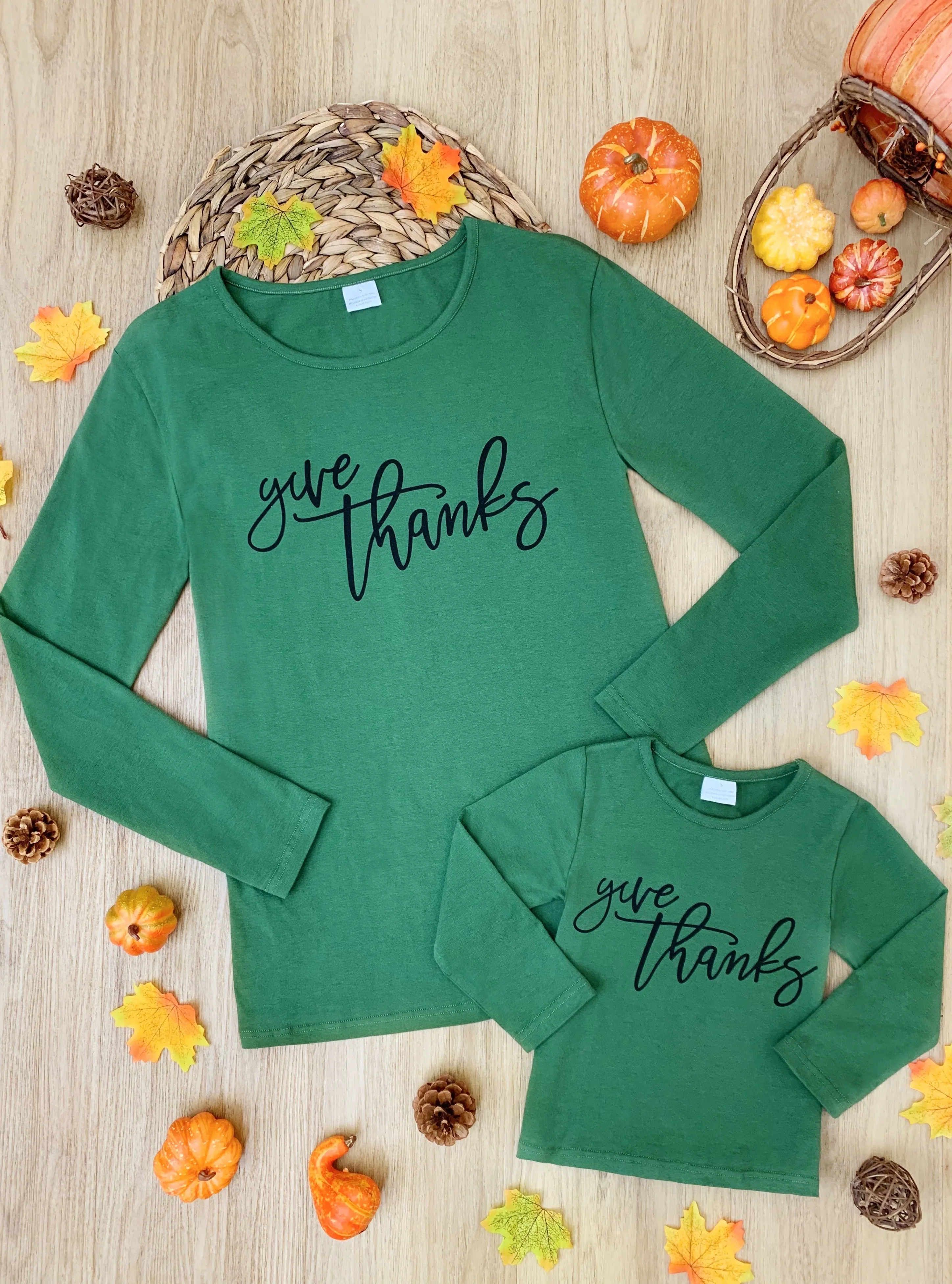 Mommy and Me Give Thanks Top