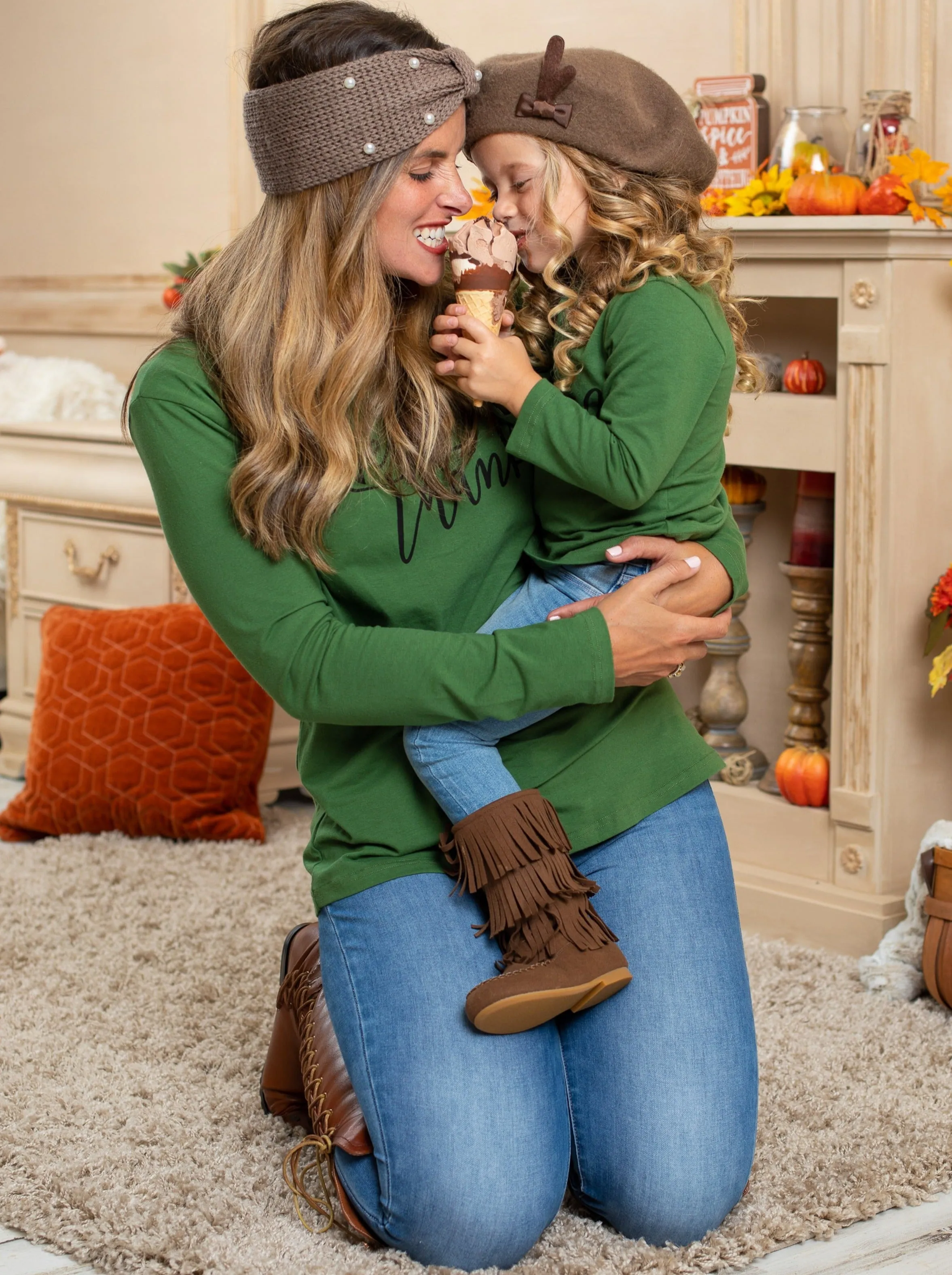 Mommy and Me Give Thanks Top