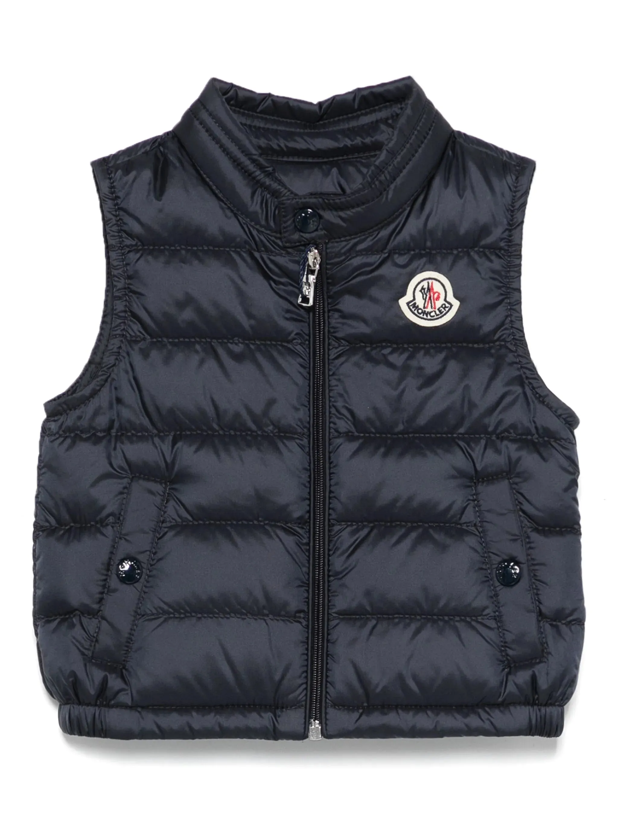 MONCLER BABY Boys New Amaury Gilet Navy Blue