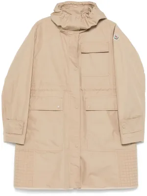 MONCLER WOMEN Meudon 3-in-1 Hooded Down Parka Coat Beige