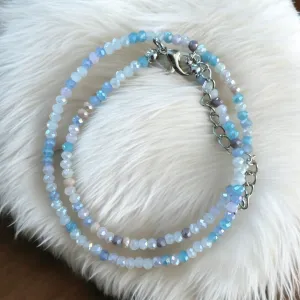 Morganite beaded Necklace