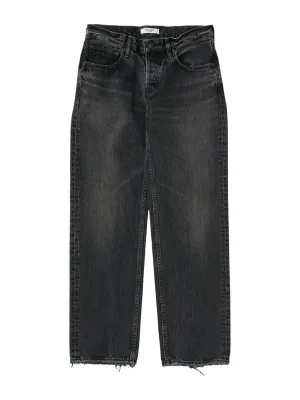 Moussy Vintage Iona Straight-Low Jeans in Black