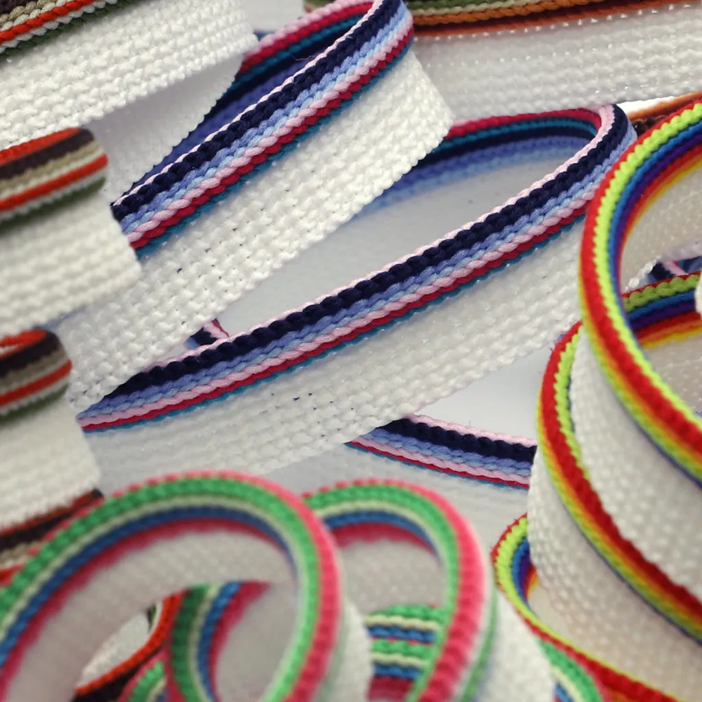 Multi Color Piping #01 Rainbow Mix & White