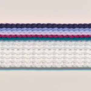 Multi Color Piping #02 Blue Mix & White