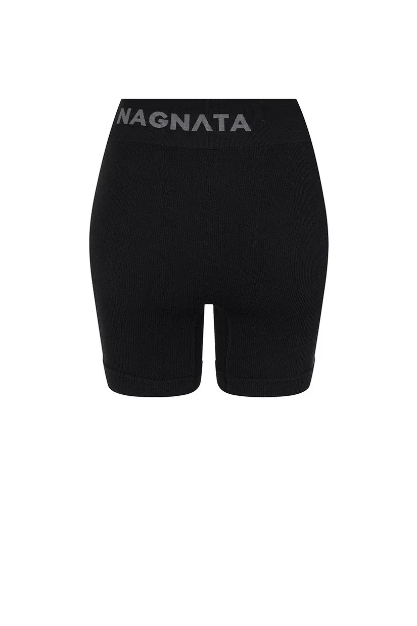 Nagnata Classic Wool Mini Short - Black