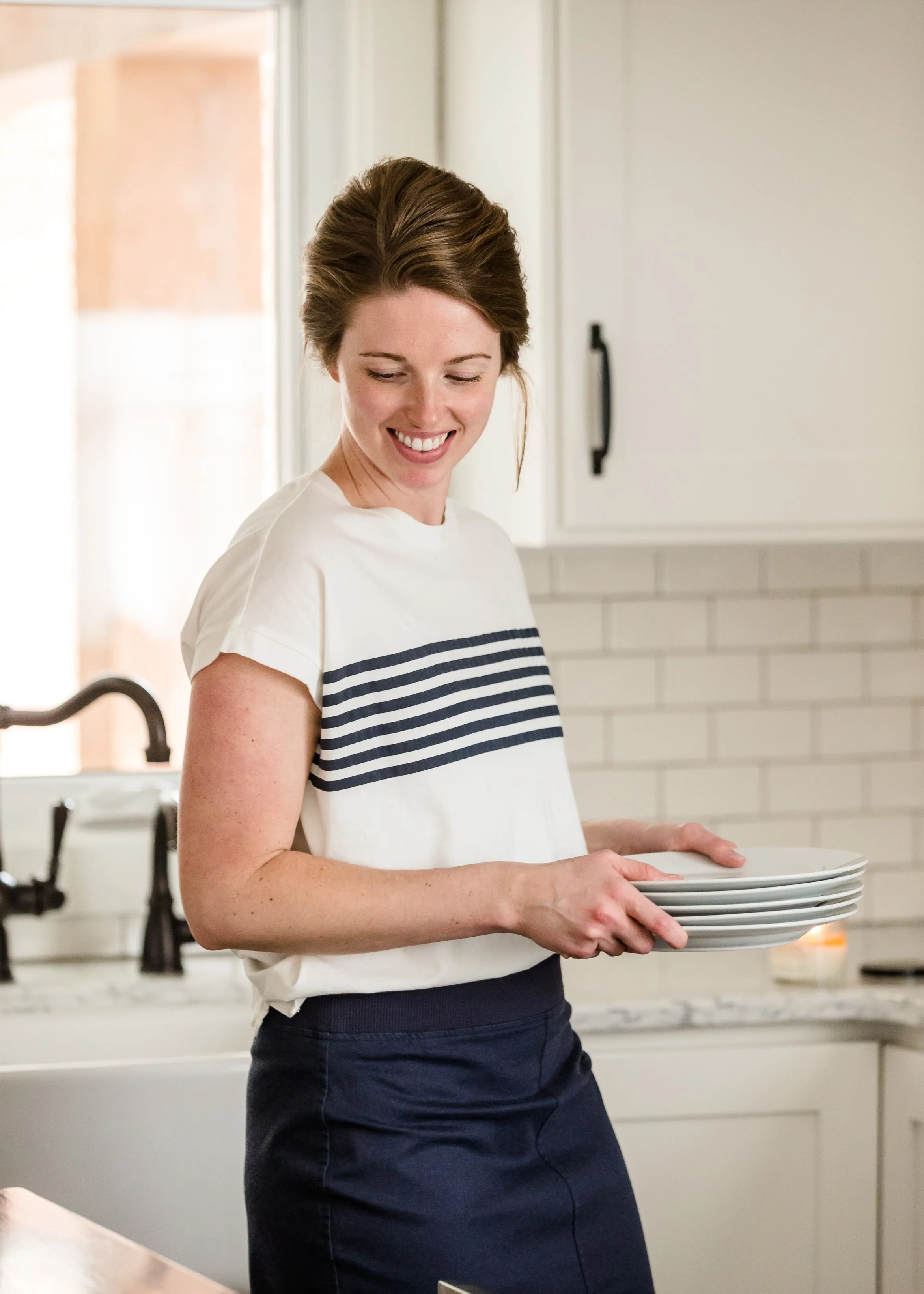 Navy Stripe Classic Tee - FINAL SALE