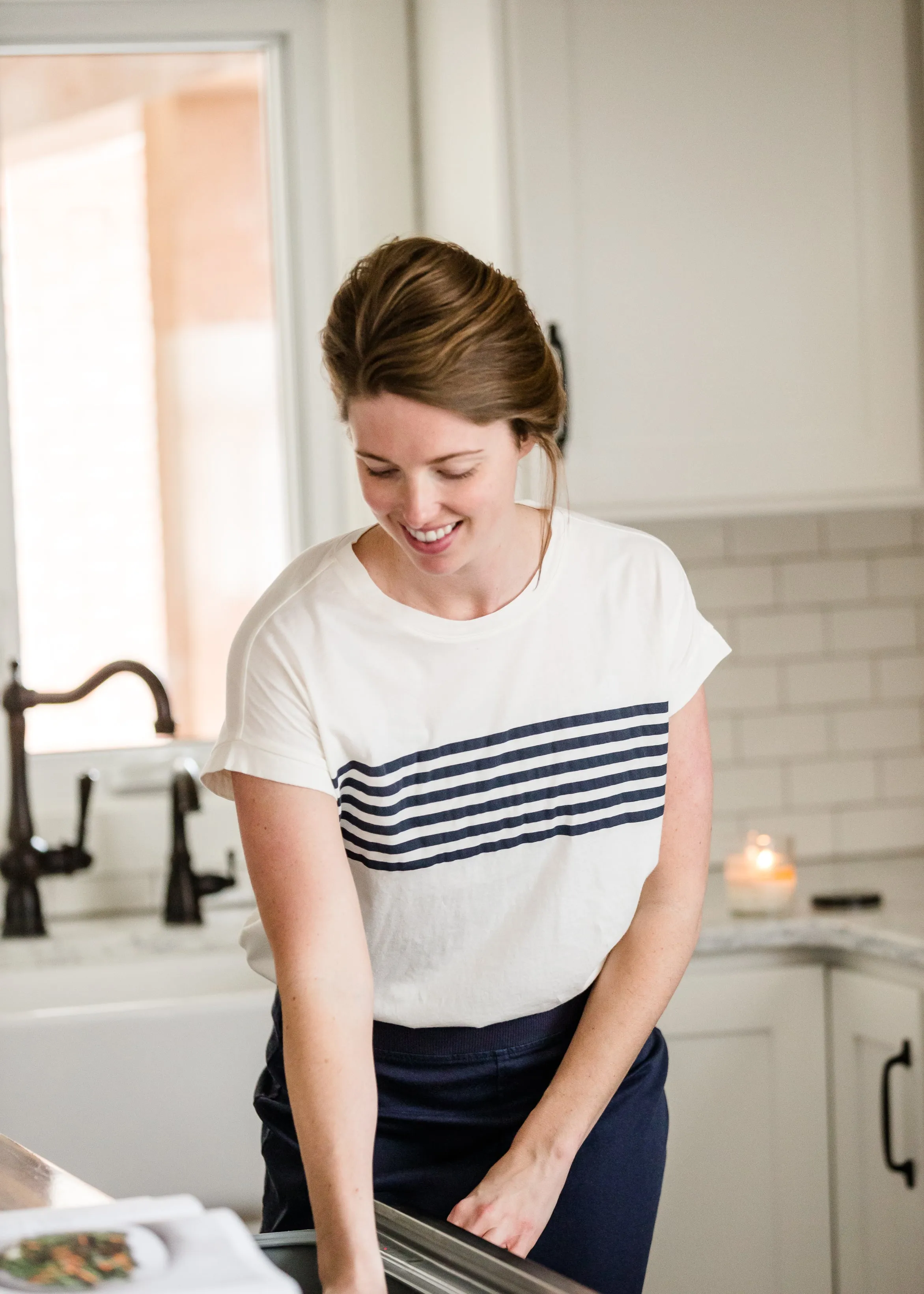 Navy Stripe Classic Tee - FINAL SALE